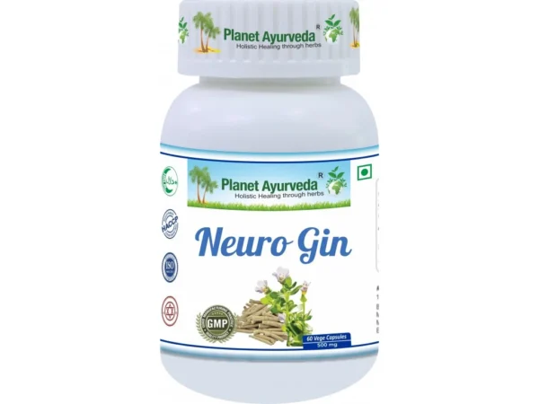 Ajurvédska zmes Neuro Gin obsahuje 2 účinné byliny na podporu nervovej sústavy pri všetkých neurologických ochoreniach.