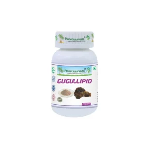 Gugullipid znižuje tvorbu cholesterolu v pečeni a ako antioxidant zabraňuje oxidácii cholesterolu, čím pôsobí proti ateroskleróze. Používa sa aj pri diétach - napomáha redukovať v tele nadbytočný tuk.