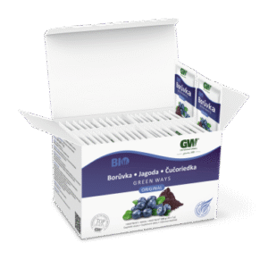 V Čučoriedke Green Ways nájdete okrem vitamínov C, A, B2 či B6 aj mangán, horčík, železo, vápnik, sodík, draslík, fosfor, meď, chróm či zinok. Je pozoruhodným zdrojom flavonoidov, resveratrolu a antokyanínov.. Antokyány patria medzi silné antioxidanty s mnohými pozitívnymi účinkami a zaraďujú sa medzi dominantné užitočné látky obsiahnuté v čučoriedkach.