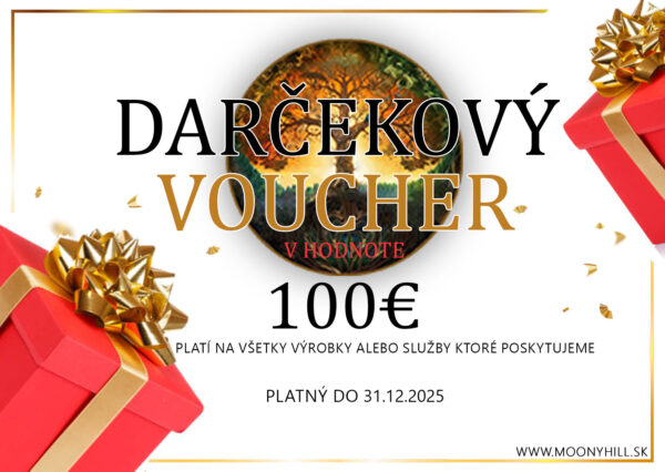 Darčková poukážka v hodnote 100€