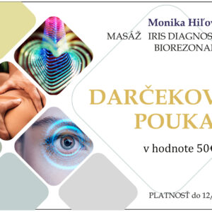 Darčková poukážka v hodnote 50€