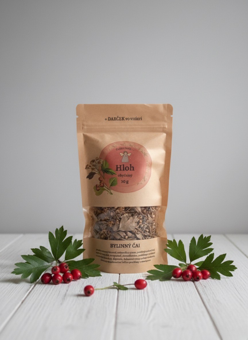 ❤️ Hlohový čaj – sila pre tvoje srdce Hloh je už stáročia známy ako „strážca srdca“. V šálke čaju sa mení na jemný, ovocno-kvetinový nápoj, ktorý prináša telu harmóniu a vnútorný pokoj. 🍃 Prečo si ho dopriať? Podporuje zdravie srdca a ciev – hloh je tradične využívaný na posilnenie srdcovej činnosti a zlepšenie krvného obehu. Pomáha regulovať krvný tlak – jeho účinky môžu prispieť k prirodzenej rovnováhe tlaku. Znižuje hladinu cholesterolu – podporuje zdravý metabolizmus tukov. Silné antioxidanty – chránia bunky pred oxidačným stresom a starnutím. Podpora trávenia – hloh sa využíva aj pri žalúdočných ťažkostiach. Protizápalové účinky – pomáha zmierniť zápaly a podporuje celkovú vitalitu. 🌱 Chuť a zážitok Jemne sladkastá, ovocná chuť s kvetinovým tónom. Prináša pocit pokoja a uvoľnenia. Ideálny spoločník pre chvíle relaxu aj ako podpora zdravia.
