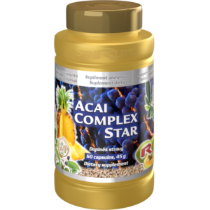 Amazonský elixír pre vitalitu a bunkovú ochranu Hľadáte spôsob, ako dobiť svoje „vnútorné batérie“, zrýchliť metabolizmus a dopriať telu hĺbkovú antioxidačnú kúru? Objavte silu ACAI COMPLEX STAR – koncentrovanú energiu z hlbín amazonského pralesa, ktorá chráni vaše zdravie v každej kapsule.