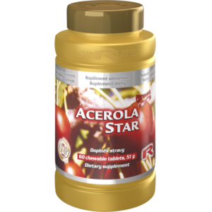 ACEROLA STAR: Najčistejšia sila prírodného vitamínu C Doprajte svojmu telu vitamín C v jeho najprirodzenejšej a najlepšie vstrebateľnej forme. ACEROLA STAR nie je len bežný doplnok stravy – je to koncentrovaná sila „tropickej čerešne“, ktorá v jedinej tablete prináša mnohonásobne viac antioxidantov než pomaranče či citróny.